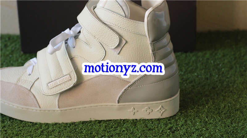 Brand Sneaker High Top Cream White